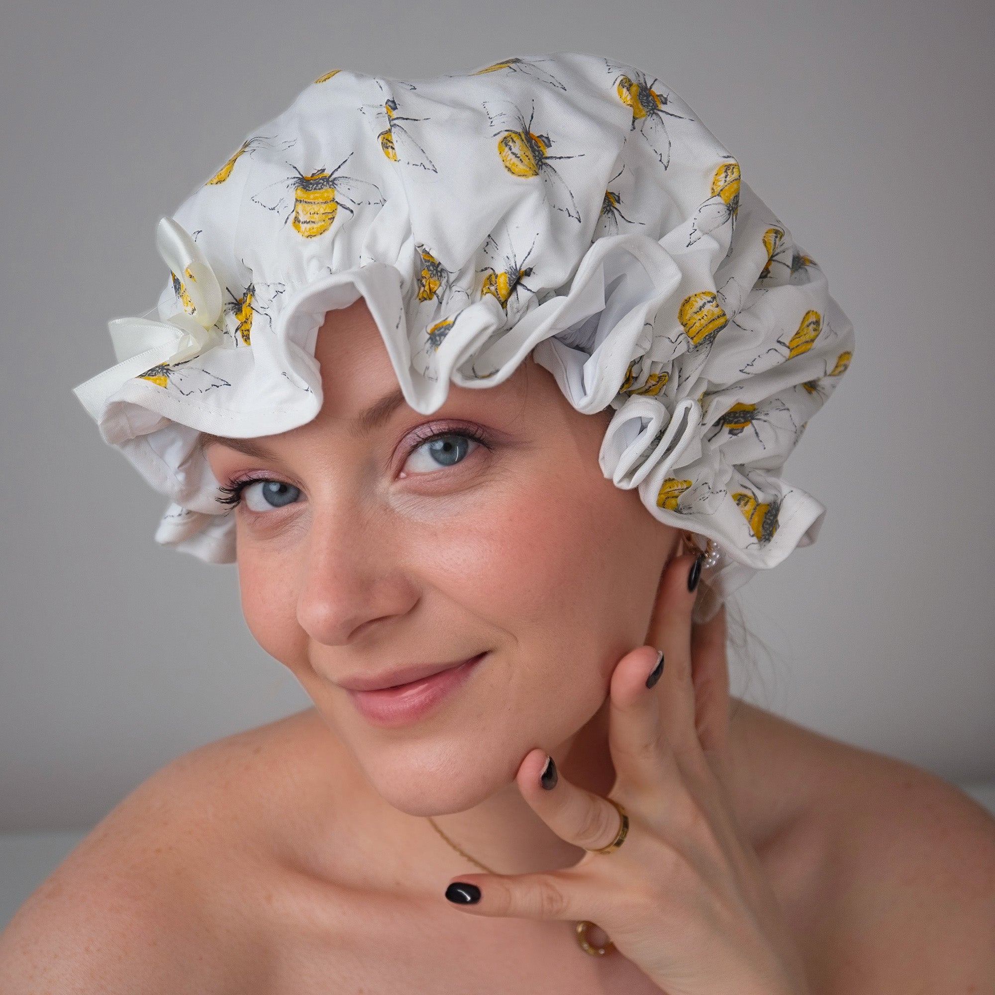 Bee Shower Cap