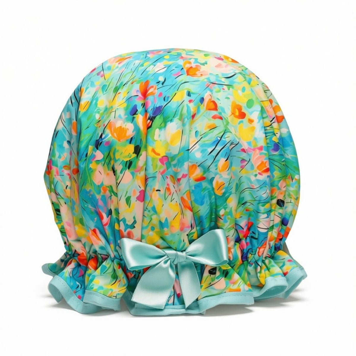 Floral Meadow Shower Cap