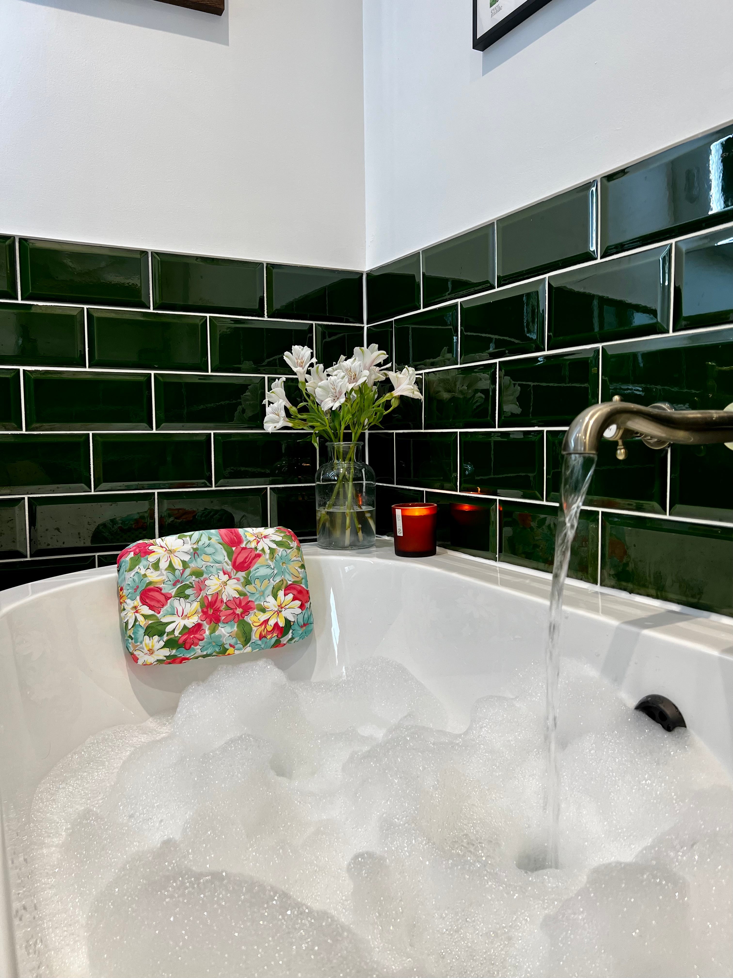 Spring Blooms Bath Pillow