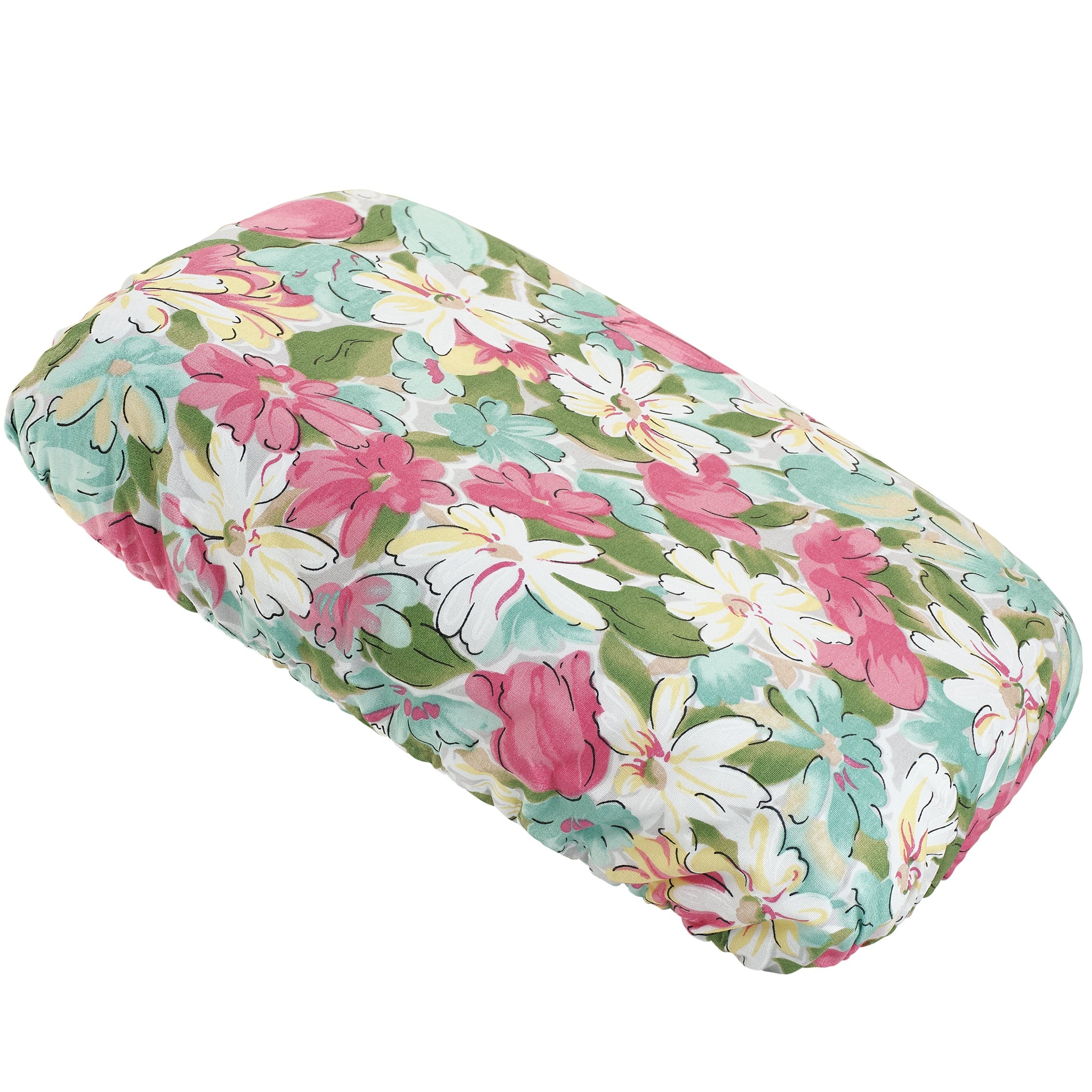 Floral-patterned product on a white background