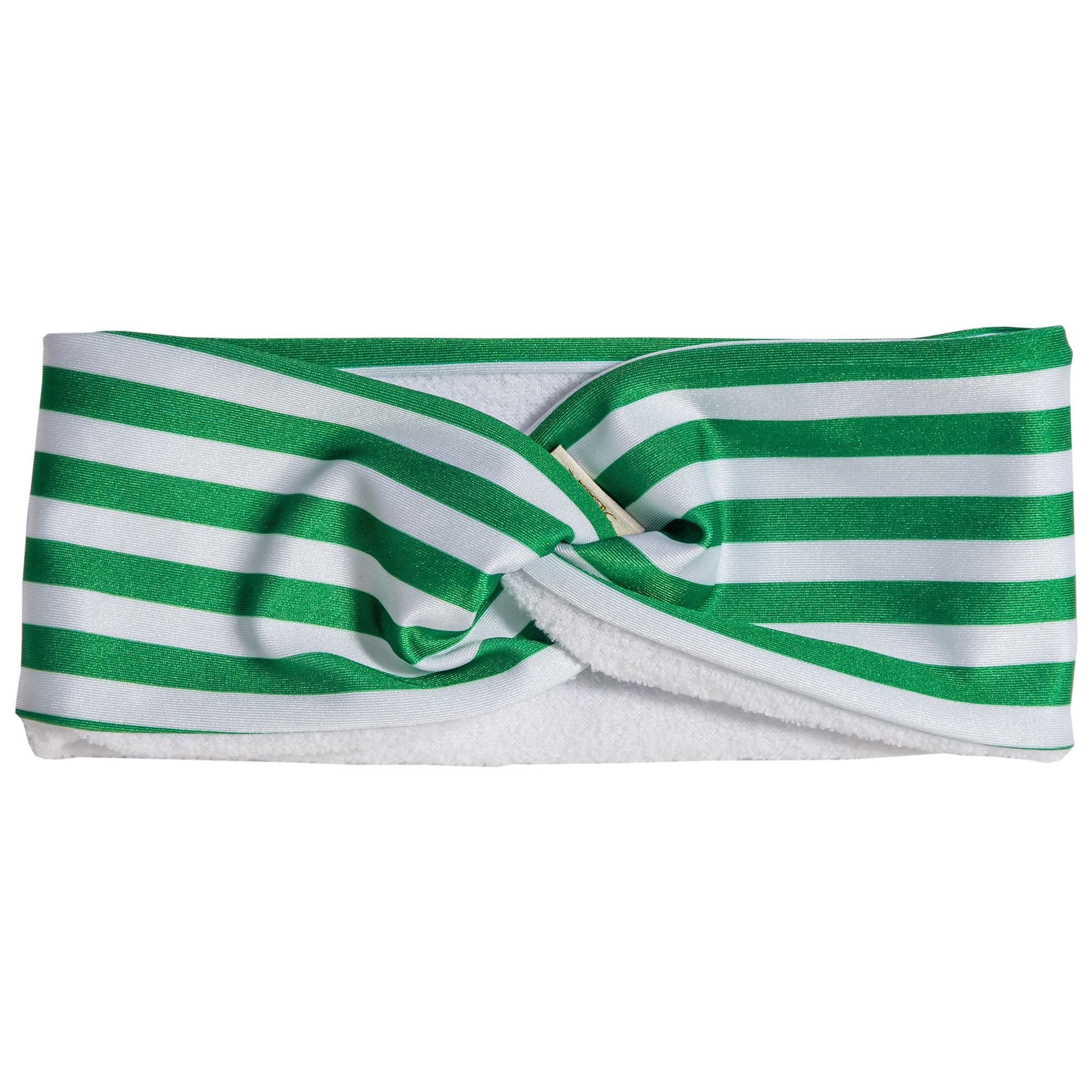 Stripey Green Lycra Hairband
