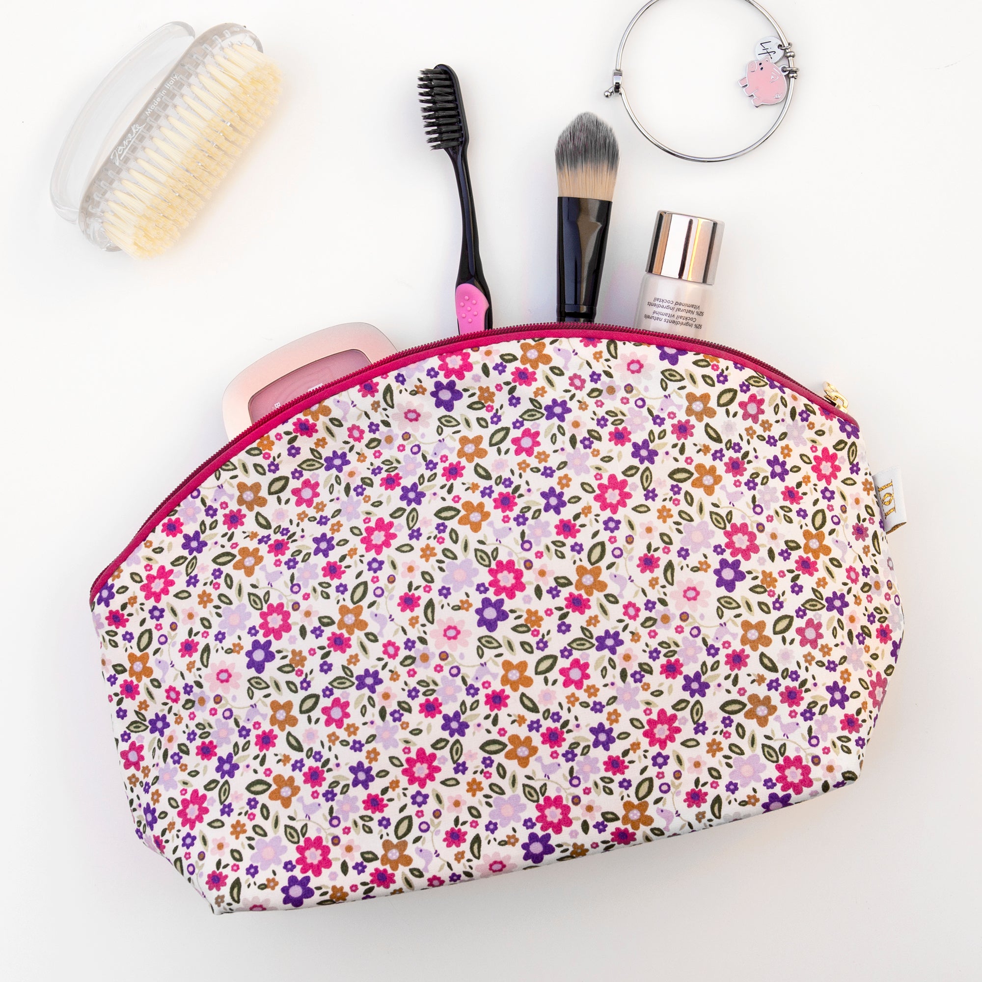 Confetti Flowers Sponge Bag