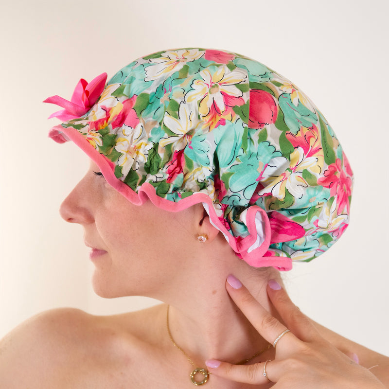 Spring Blooms Shower Cap