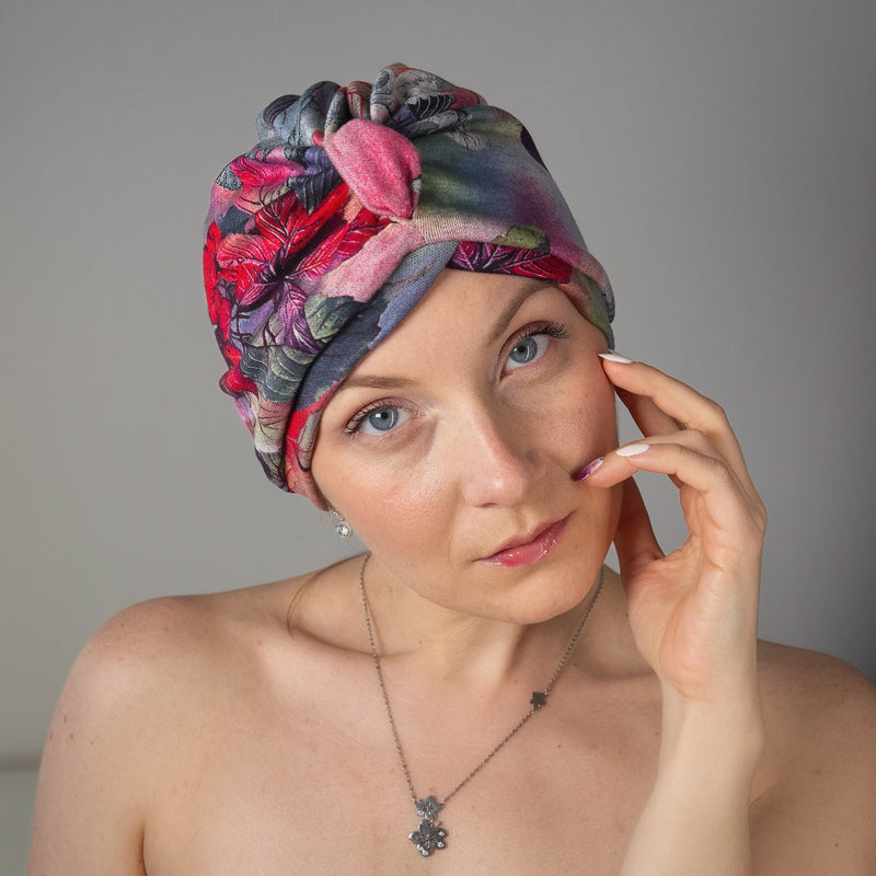 Autumnal Leaves Drying Turban