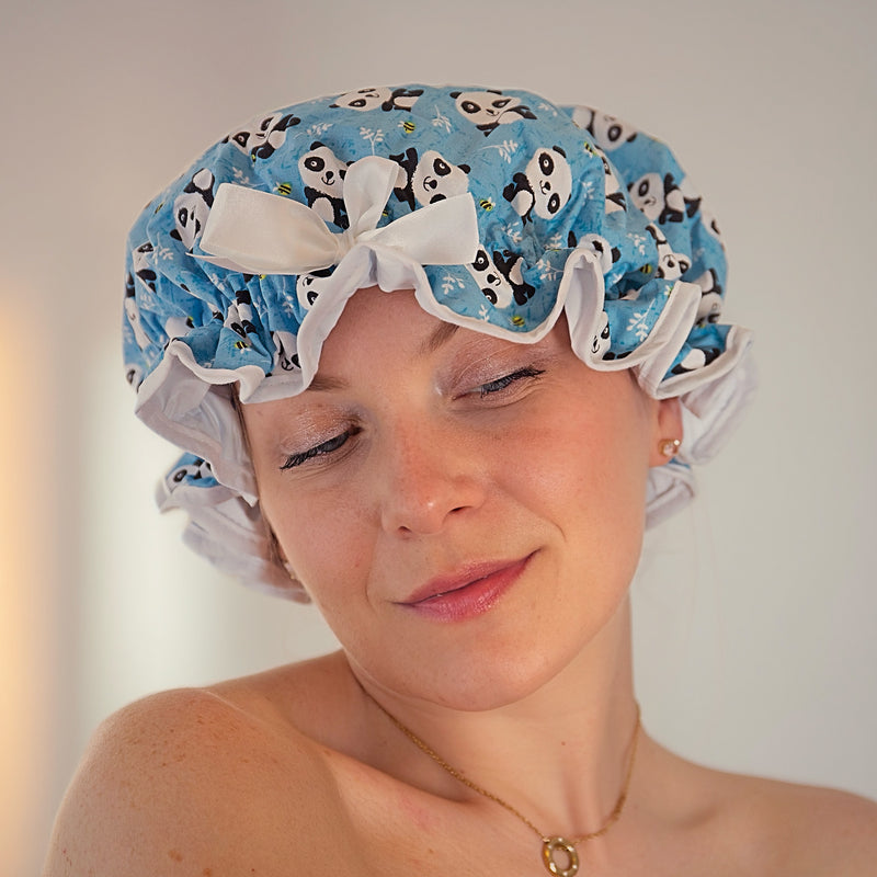 Penelope Panda Shower Cap