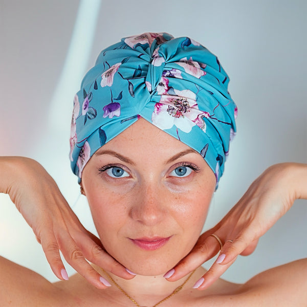 Jade Rose Lycra Shower Turban