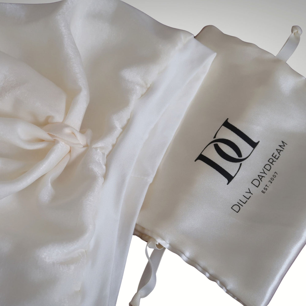 Ivory Silk Sleep Turban