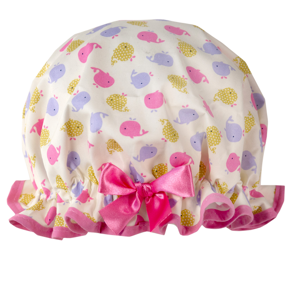Baby Whales Shower Cap