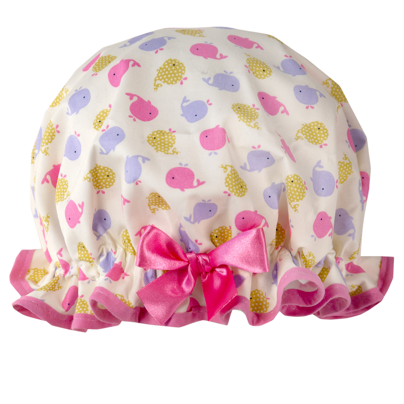 Baby Whales Shower Cap