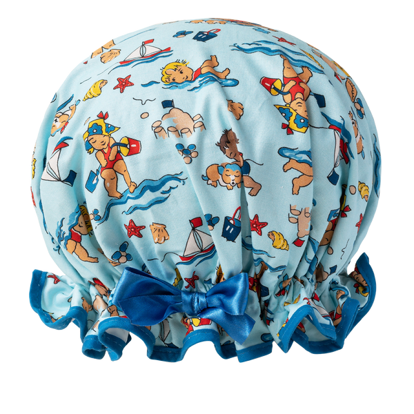 Beach Babies Shower Cap