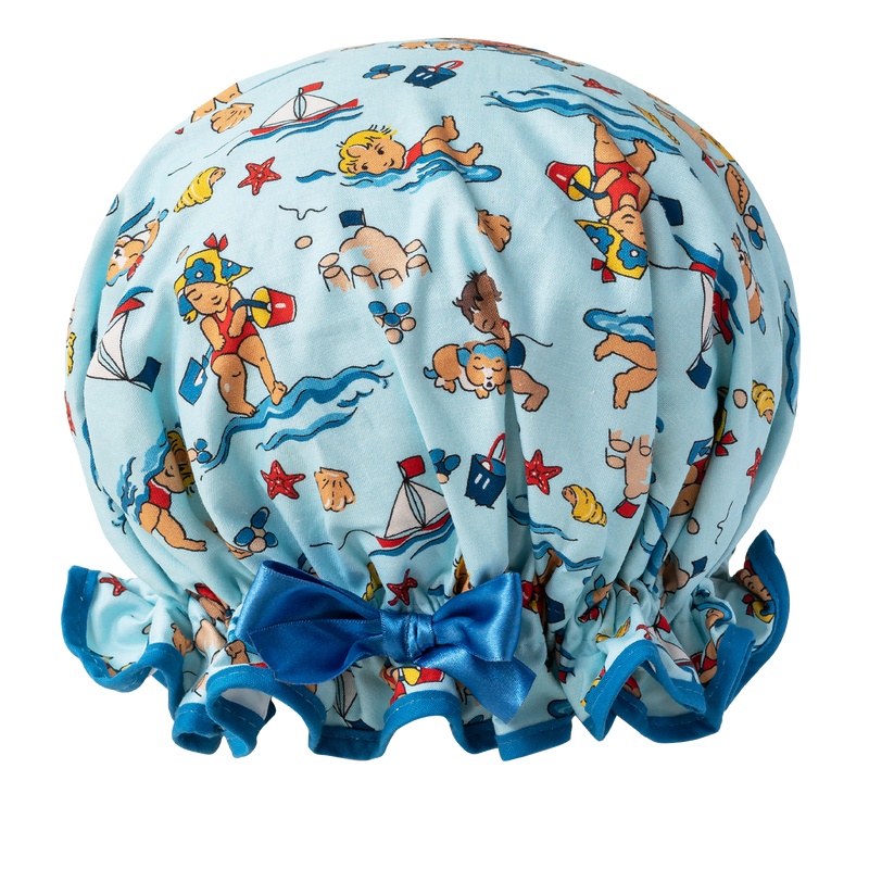Beach Babies Shower Cap