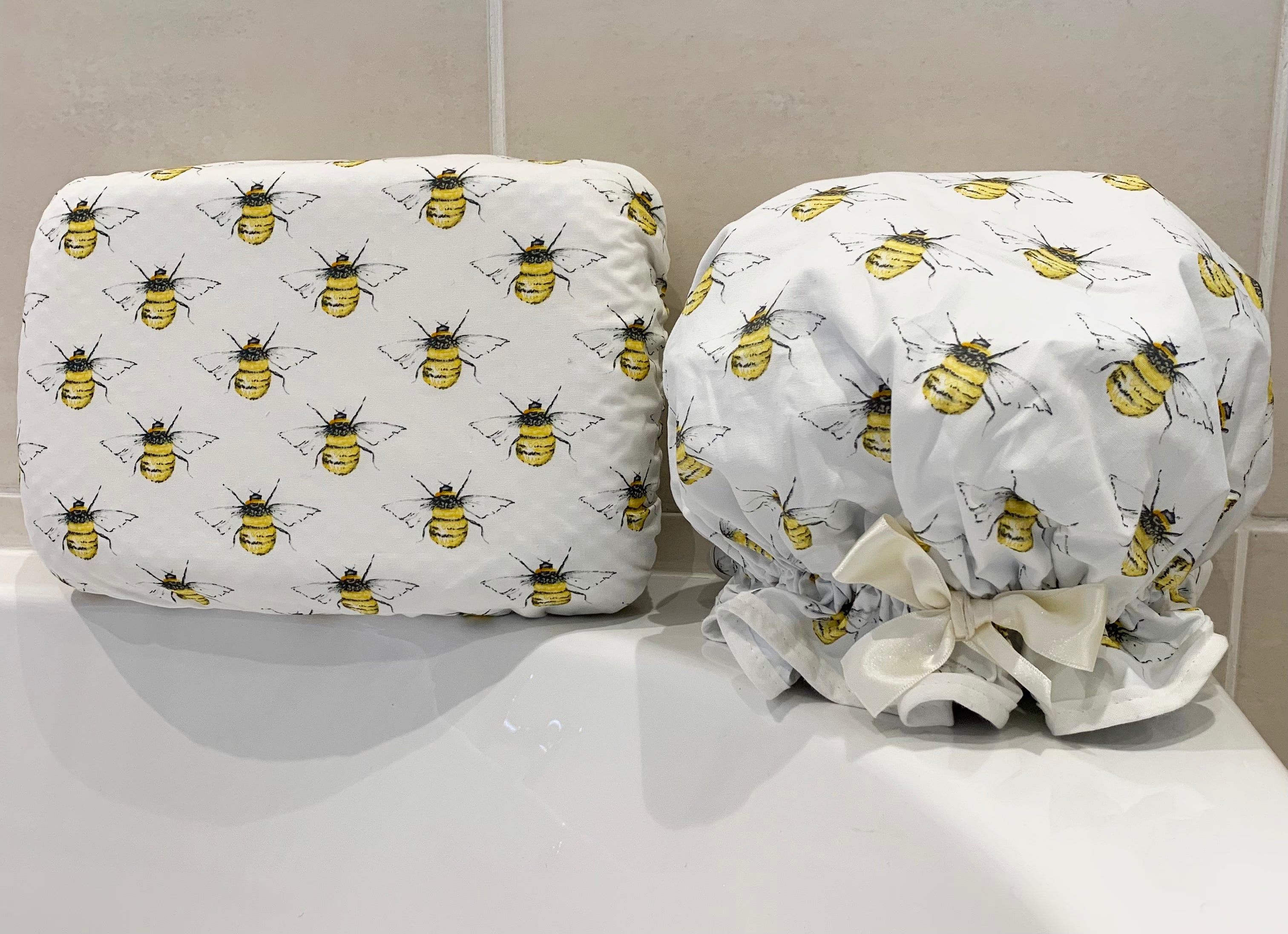 Bee Shower Cap