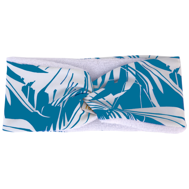 Blue Palms Lycra Hairband
