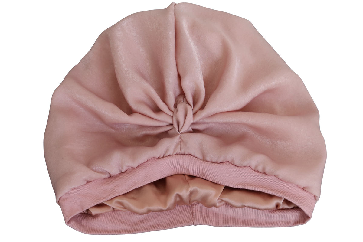 Blush Silk Sleep Turban