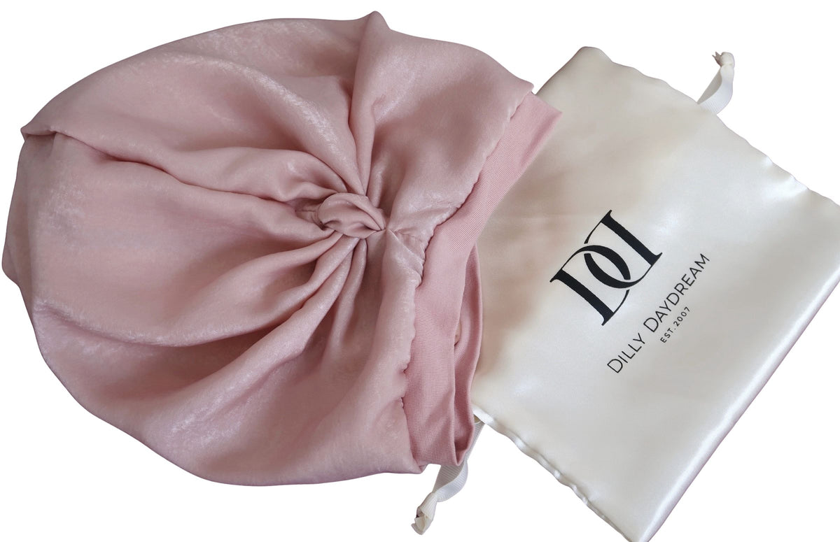 Blush Silk Sleep Turban