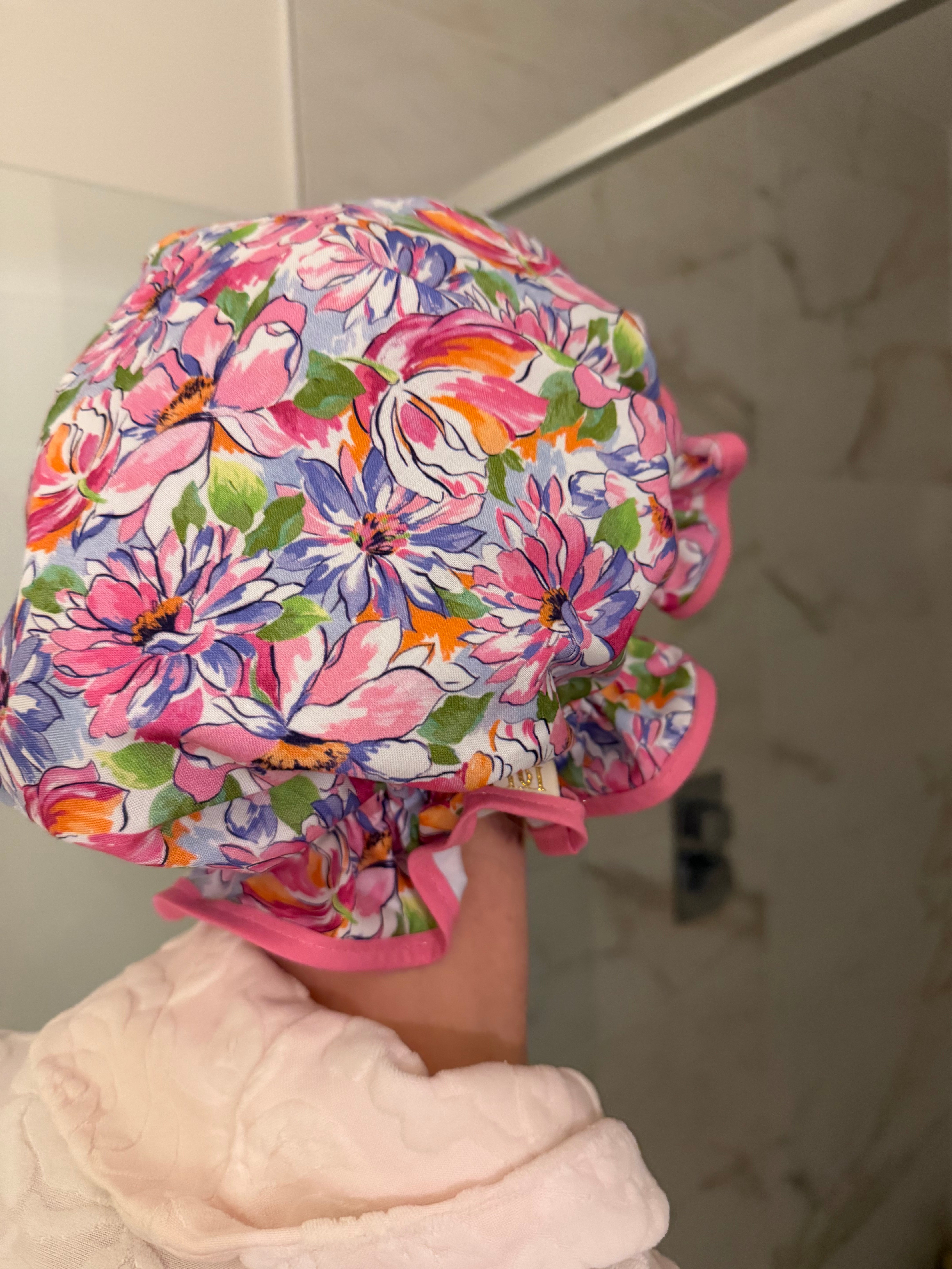 Bursting Blooms Shower Cap