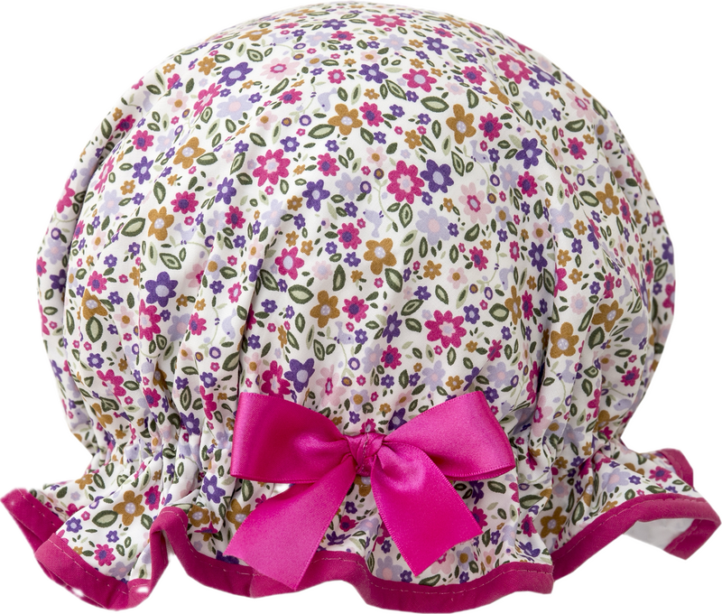 Confetti Flowers Shower Cap