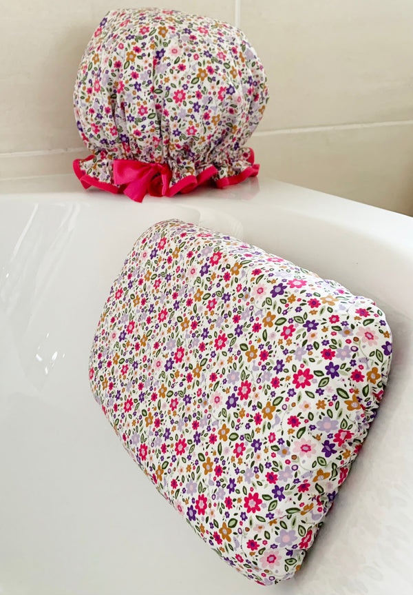 Confetti Flowers Bath Pillow