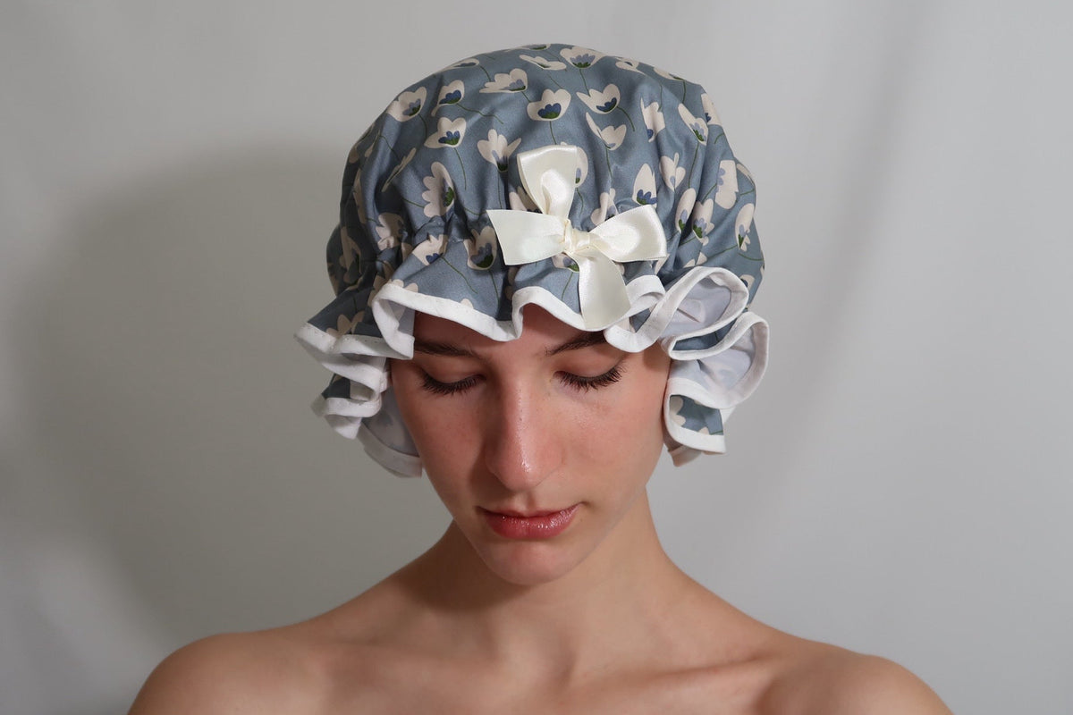 Dusky Tulips Shower Cap
