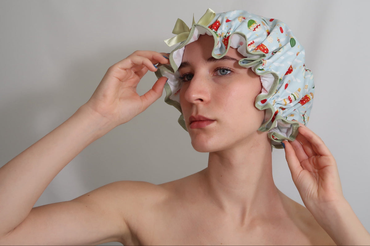 Hot Air Balloons Shower Cap