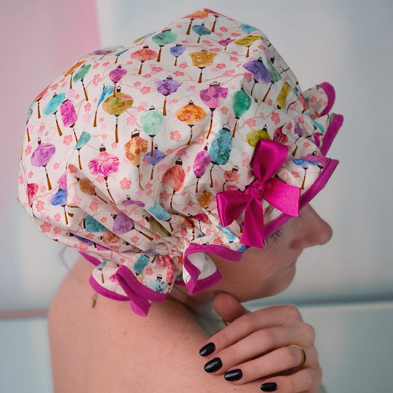 Lanterns Shower Cap