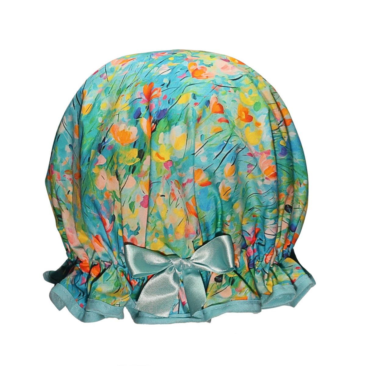 Floral Meadow Shower Cap