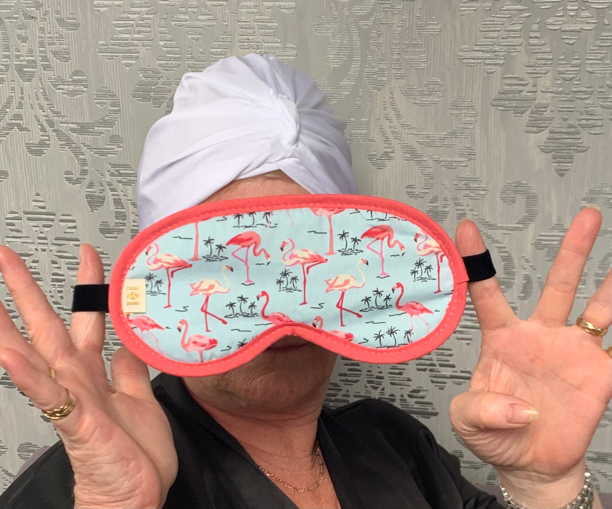 Pretty Flamingo Sleep Mask