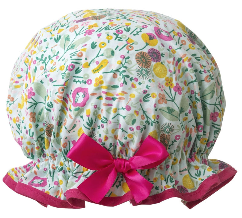 Summer Garden Shower Cap