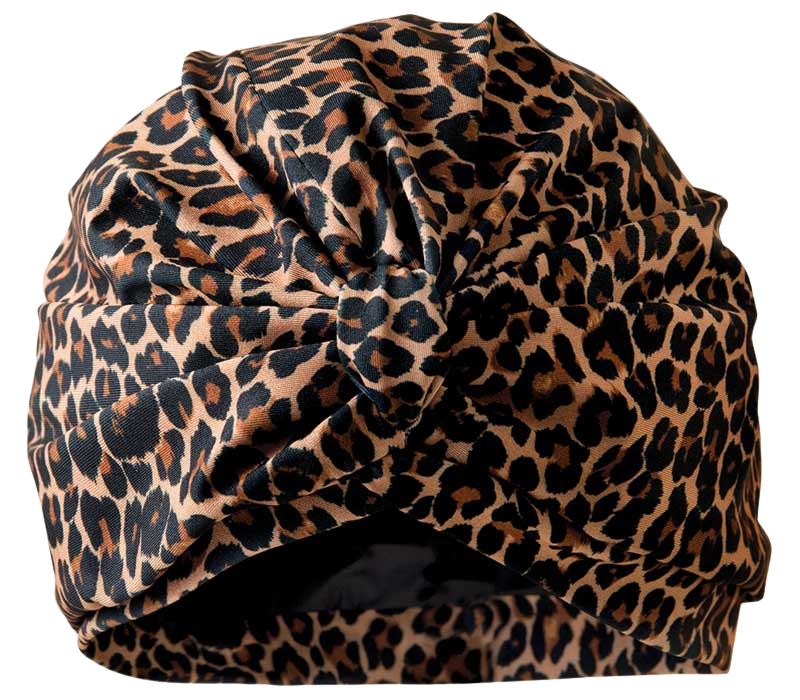 Large Leopard Print Drying Turban For Women - Wild Thing - Stretch ...