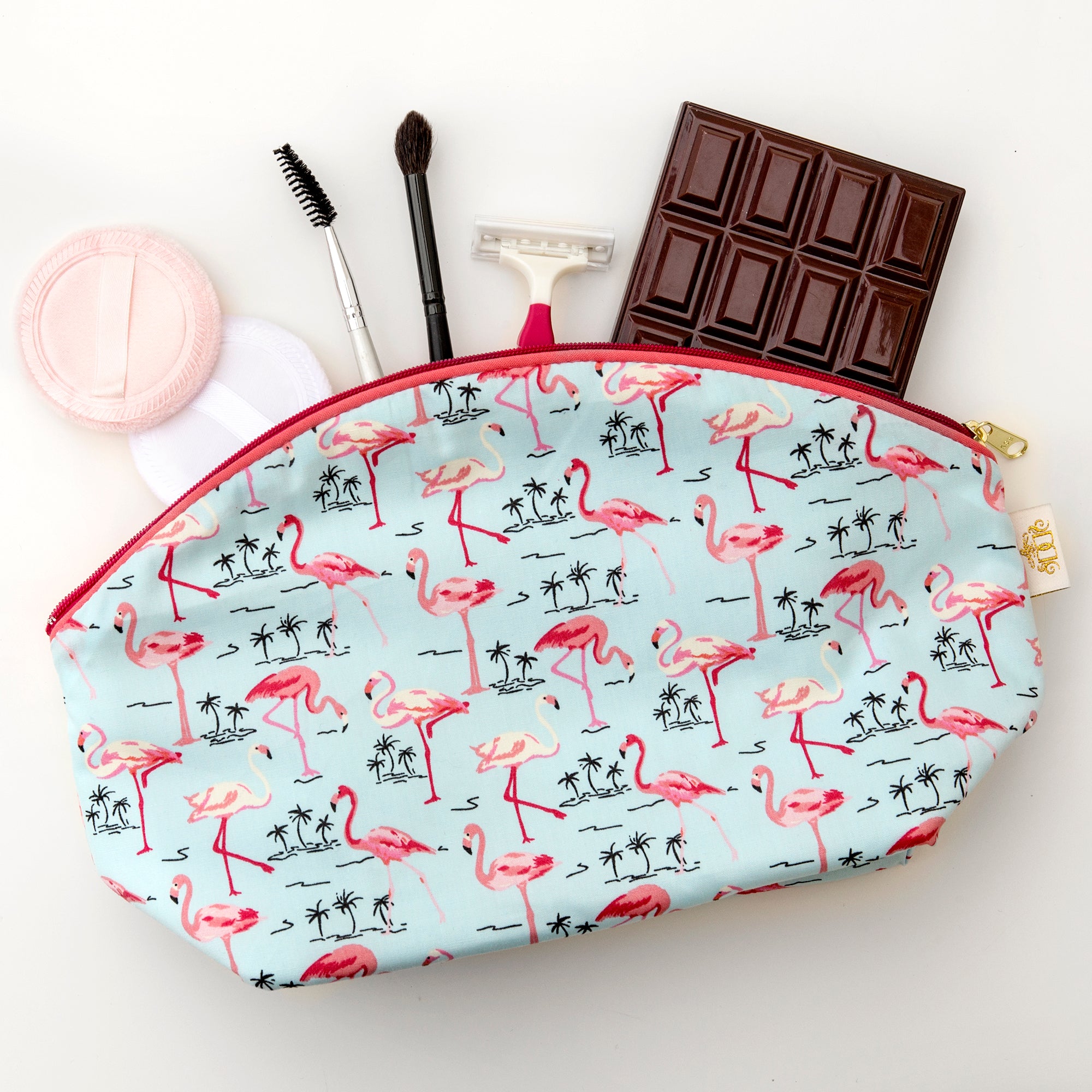 Pretty Flamingo Sponge Bag